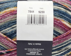 Носочная пряжа Lana Grossa MEILENWEIT 100 FIOCCO  80% шерсть, 20% полиамид - 7844