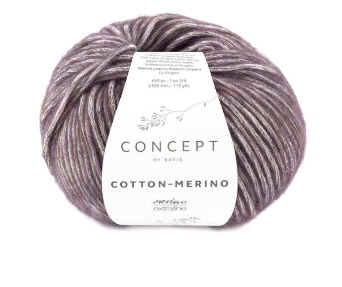 Пряжа CONCEPT by KATIA  Cotton-Merino 70% хлопок, 30% меринос - 134 светло-коричневый