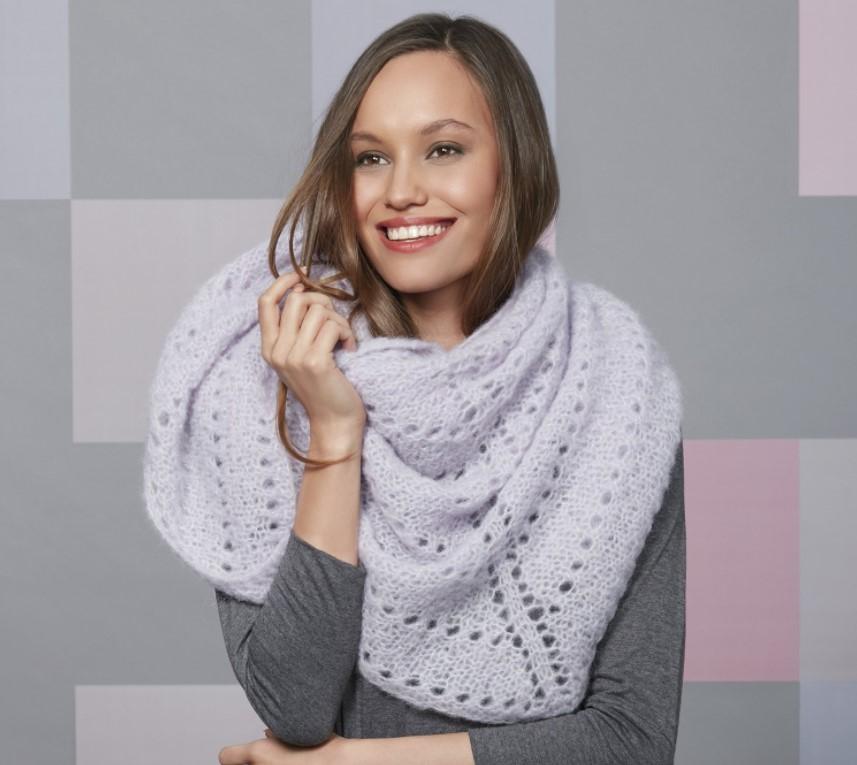 Пряжа CONCEPT by KATIA Alpaca Silver 73% альпака, 20% полиамид, 7% полиэстер - 259 бордовый серебристый