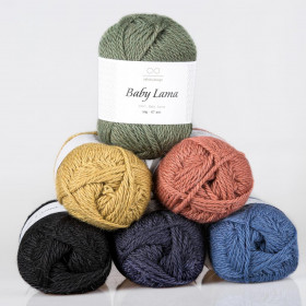 Пряжа INFINITY BABY LAMA 100% бэби лама - 3531 DUSTY POWDER PINK  MELANGE (сухая роза)