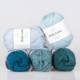 Пряжа INFINITY BABY LAMA 100% бэби лама - 3531 DUSTY POWDER PINK  MELANGE (сухая роза)