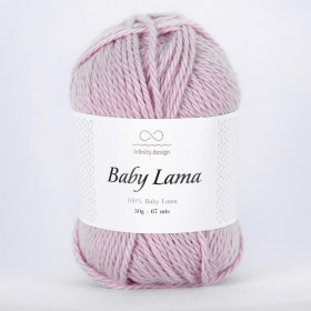 Пряжа INFINITY BABY LAMA 100% бэби лама -5002 LILAC MELANGE (светло-сиреневый)
