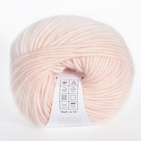 Пряжа INFINITY AQUARELLE 65% хлопок, 35% меринос - 3511  POWDER PINK (светло-розовый)