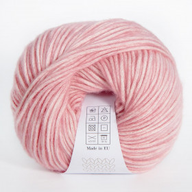 Пряжа INFINITY AQUARELLE 65% хлопок, 35% меринос - 4042  OLD PINK (розовый)