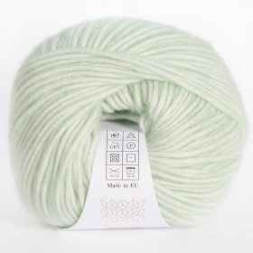 Пряжа INFINITY AQUARELLE 65% хлопок, 35% меринос - 7711  MINT (мятный)