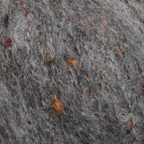 Твидовая пряжа INFINITY TWEED 40% бэби альпака, 8% мериносовая шерсть, 32% вискоза, 20% полиамид - 1053  DARK GRAY (темно-серый)