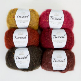 Твидовая пряжа INFINITY TWEED 40% бэби альпака, 8% мериносовая шерсть, 32% вискоза, 20% полиамид - 1053  DARK GRAY (темно-серый)