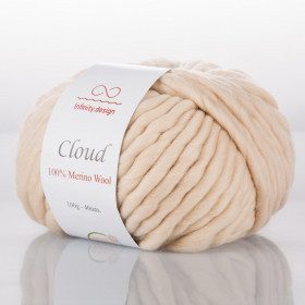 Пряжа INFINITY CLOUD 100% мериносовая шерсть - 0021 (бежевый)