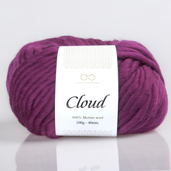 Пряжа INFINITY CLOUD 100% мериносовая шерсть - 4131 (бордовый)