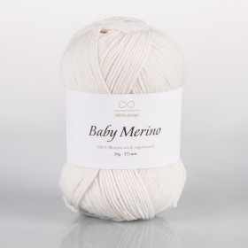  Пряжа INFINITY BABY MERINO (100% меринос) - 1013 KIT (кремовый)