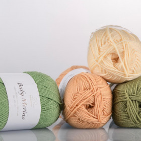 Пряжа INFINITY BABY MERINO (100% меринос) - 2537 DARK CURRY (карри)