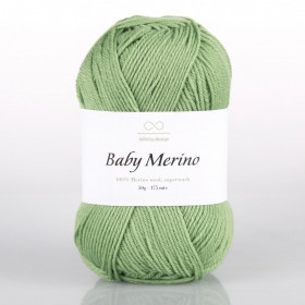 Пряжа INFINITY BABY MERINO (100% меринос) - 8215 GREEN (светло-зеленый)