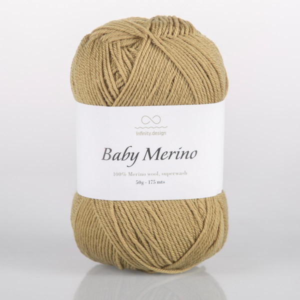 Пряжа INFINITY BABY MERINO (100% меринос) - 9644 MOSS GREEN (желто-зеленый)