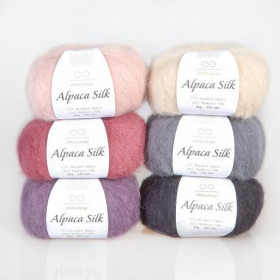 Пряжа INFINITY ALPACA SILK 77% альпака, 23% шелк - 2650 BEIGE (бежевый)