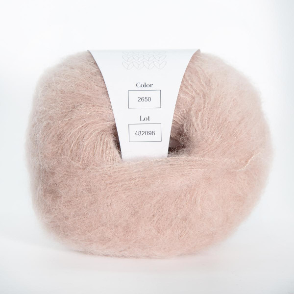 Пряжа INFINITY ALPACA SILK 77% альпака, 23% шелк - 2650 BEIGE (бежевый)