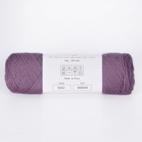 Носочная пряжа INFINITY MAGIC (80% меринос, 20% нейлон) - 5042 DUSTY PURPLE (приглушенный сиреневый)