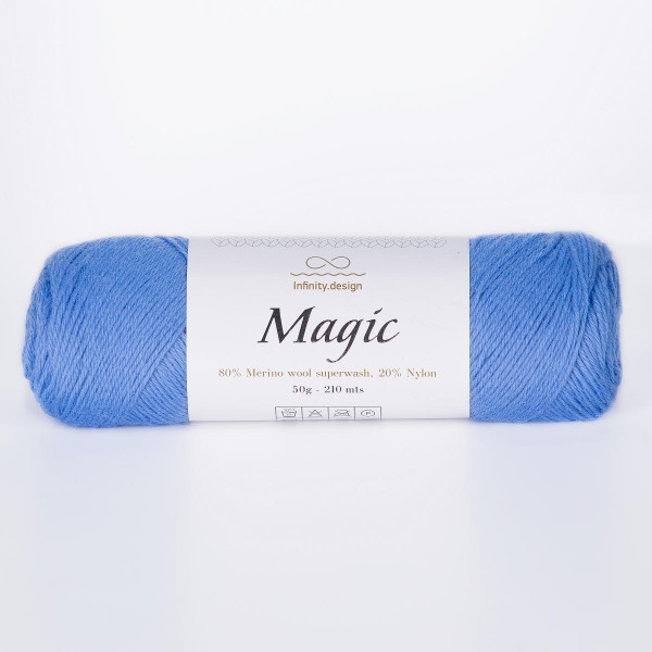 Носочная пряжа INFINITY MAGIC (80% меринос, 20% нейлон) - 5834 LAVENDER (лаванда)