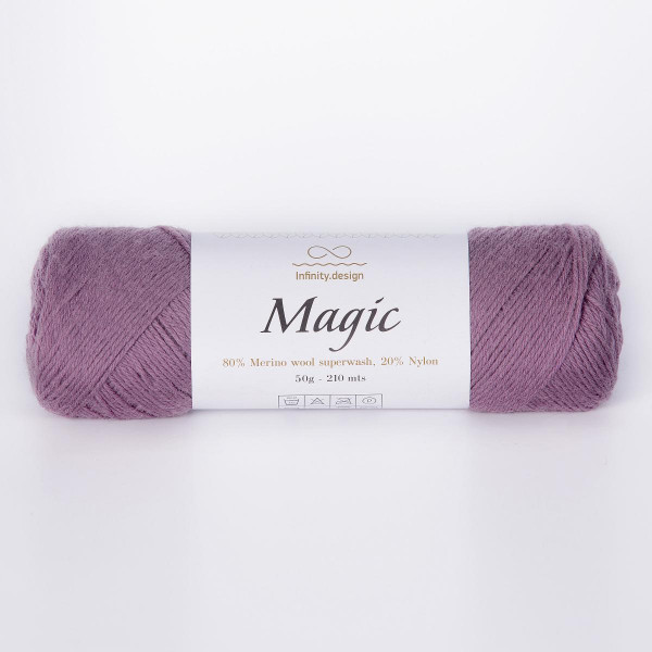 Носочная пряжа INFINITY MAGIC (80% меринос, 20% нейлон) - 4622 LIGHT HEATHER (светлый вереск)