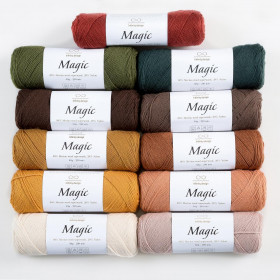 Носочная пряжа INFINITY MAGIC (80% меринос, 20% нейлон) - 4344 DARK POWDER PINK (темно-розовый)