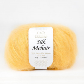 Пряжа INFINITY SILK MOHAIR (75% супер кид мохер, 25% шелк) - 2015 (желтый)