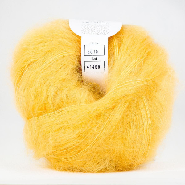 Пряжа INFINITY SILK MOHAIR (75% супер кид мохер, 25% шелк) - 2015 (желтый)