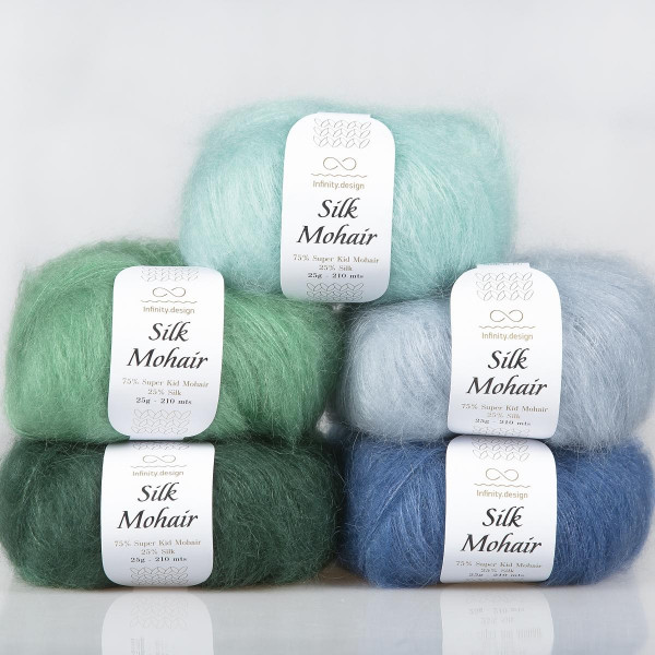 Пряжа INFINITY SILK MOHAIR (75% супер кид мохер, 25% шелк) - 2015 (желтый)