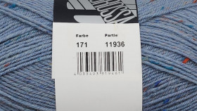 Носочная пряжа MEILENWEIT 100 TWEED (80% шерсть, 20% полиамид) - 171 голубой