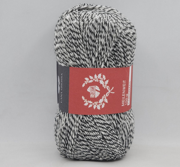 Носочная пряжа MEILENWEIT 100 CHRISTMAS Snow Flake - 6785
