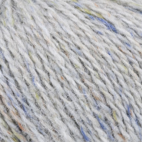 Твидовая пряжа INFINITY NORDIC TWEED (50% мериносовая шерсть, 30% альпака, 20% вискоза) - 1002 WHITE - LIGHT GREY