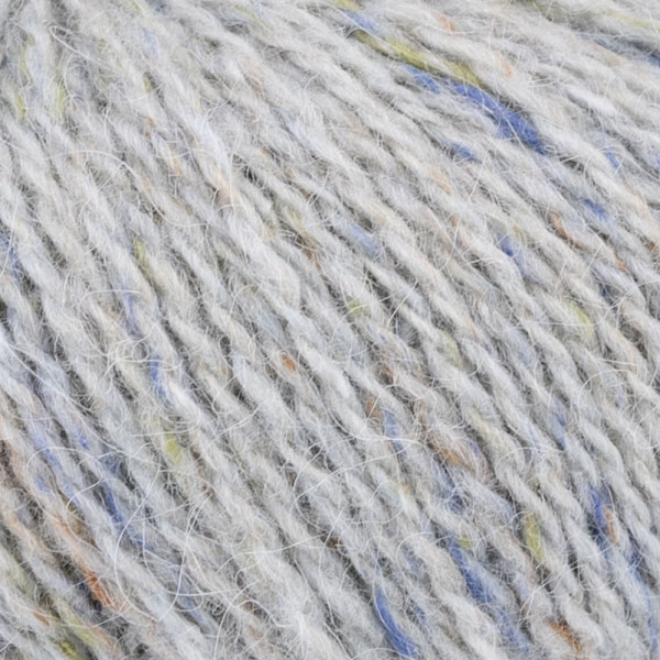 Твидовая пряжа INFINITY NORDIC TWEED (50% мериносовая шерсть, 30% альпака, 20% вискоза) - 1002 WHITE - LIGHT GREY