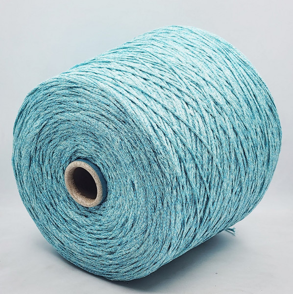 Пряжа FILAMORE COTONE LUREX 160 (80% хлопок. 20% люрекс) - 2136 мятный