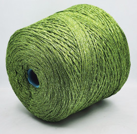 Пряжа FILAMORE COTONE LUREX 160 (80% хлопок. 20% люрекс) - 7794 оливковый