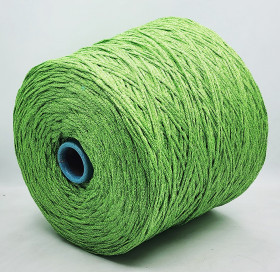 Пряжа FILAMORE COTONE LUREX 160 (80% хлопок. 20% люрекс) - 7395 лайм