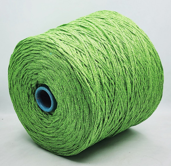 Пряжа FILAMORE COTONE LUREX 160 (80% хлопок. 20% люрекс) - 7395 лайм