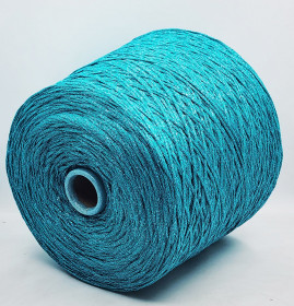 Пряжа FILAMORE COTONE LUREX 160 (80% хлопок. 20% люрекс) - 4277 морская волна
