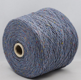 Пряжа G&G FILATI TWEEDWOOL 400 (70% меринос, 30% шелк) -  11 голубой