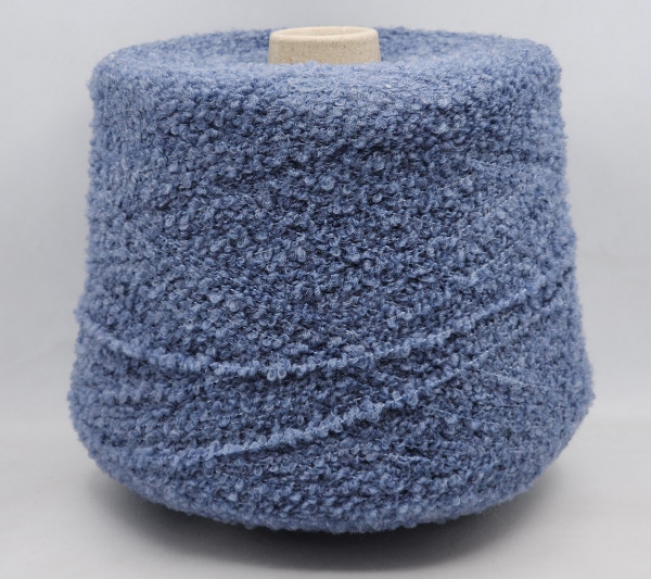 Пряжа G&G Filati BOUCLE 300 (70% меринос 30% шелк) - серо-голубой