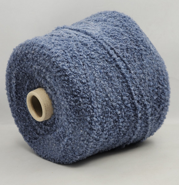 Пряжа G&G Filati BOUCLE 300 (70% меринос 30% шелк) - серо-голубой