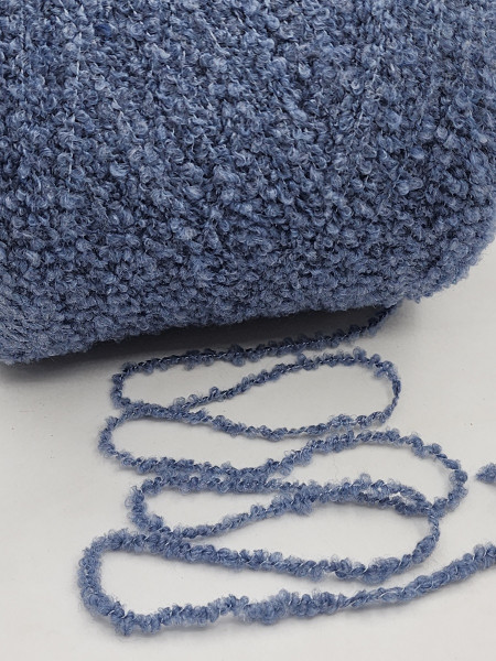 Пряжа G&G Filati BOUCLE 300 (70% меринос 30% шелк) - серо-голубой