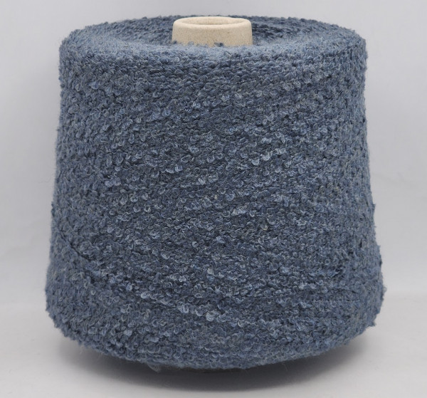 Пряжа G&G Filati BOUCLE 300 (70% меринос 30% шелк) - серый