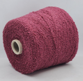 Пряжа G&G Filati BOUCLE 300 (70% меринос 30% шелк) -  малиновый