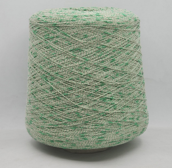 Пряжа The Italian Art of Yarn art. Nodino 1/7000 (38% хлопок, 38% конопля, 24% вискоза) 01 - светло-зеленый