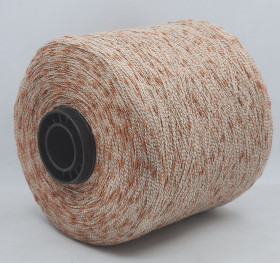 Пряжа The Italian Art of Yarn art. Nodino 1/7000 (38% хлопок, 38% конопля, 24% вискоза) 02 - оранжевый