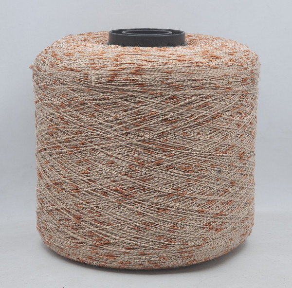 Пряжа The Italian Art of Yarn art. Nodino 1/7000 (38% хлопок, 38% конопля, 24% вискоза) 02 - оранжевый