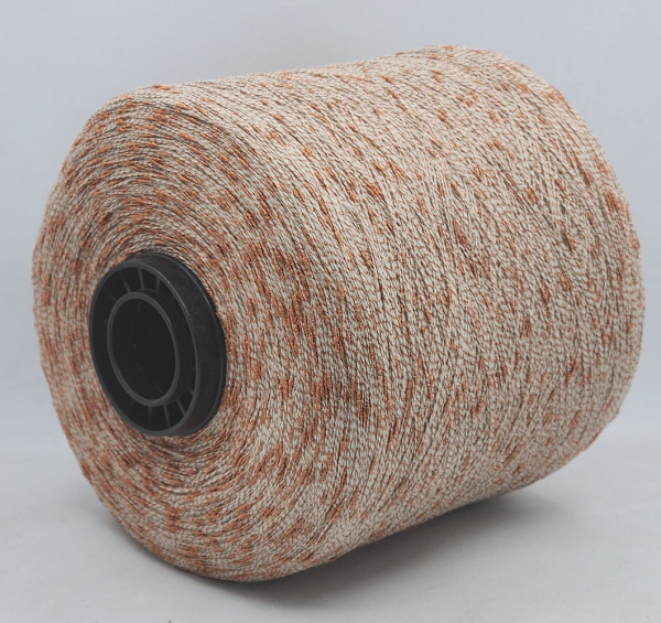 Пряжа The Italian Art of Yarn art. Nodino 1/7000 (38% хлопок, 38% конопля, 24% вискоза) 02 - оранжевый