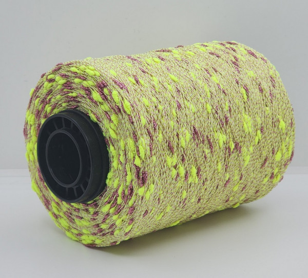 Пряжа The Italian Art of Yarn art. PENELOPE (50% шерсть, 25% хлопок, 25% люрекс) 01- желтый неон