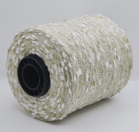 Пряжа The Italian Art of Yarn art. PENELOPE (50% шерсть, 25% хлопок, 25% люрекс) 16 - бежево-белый