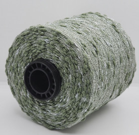Пряжа The Italian Art of Yarn art. PENELOPE (50% шерсть, 25% хлопок, 25% люрекс) 18 - серебристо-зеленый
