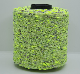 Пряжа The Italian Art of Yarn art. PENELOPE (50% шерсть, 25% хлопок, 25% люрекс) 19 - желтый неоновый