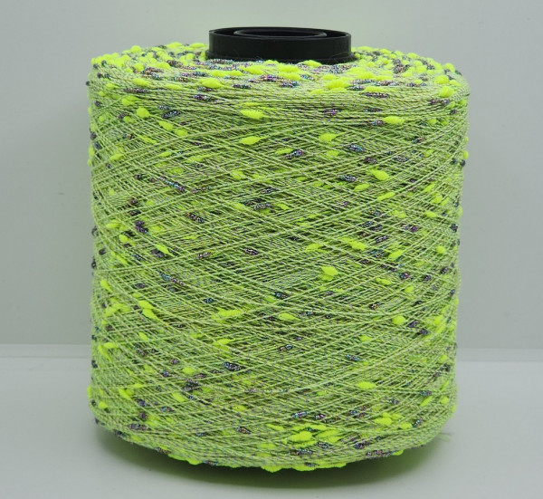 Пряжа The Italian Art of Yarn art. PENELOPE (50% шерсть, 25% хлопок, 25% люрекс) 19 - желтый неоновый
